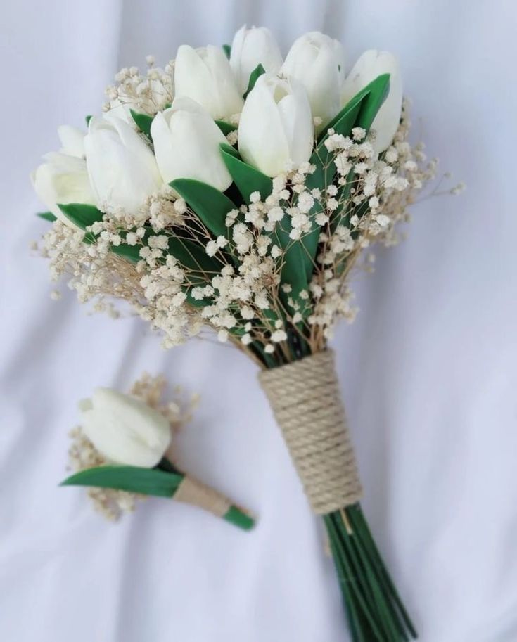 White Tulips Bouquet